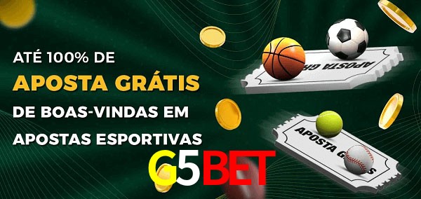 G5Bet Ate 100% de Aposta Gratis