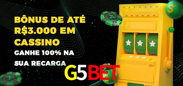 G5Bet melhor bônus de depósito
